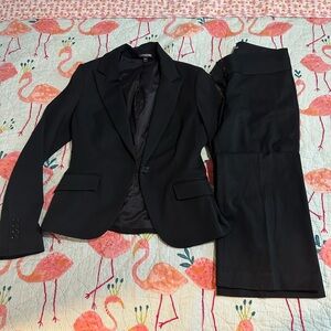 Women’s Express Classic Editor Black Suit Set